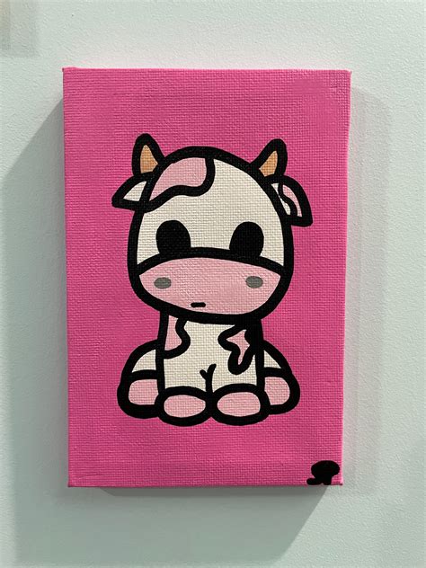 Cow Acrylic Paintings - Etsy