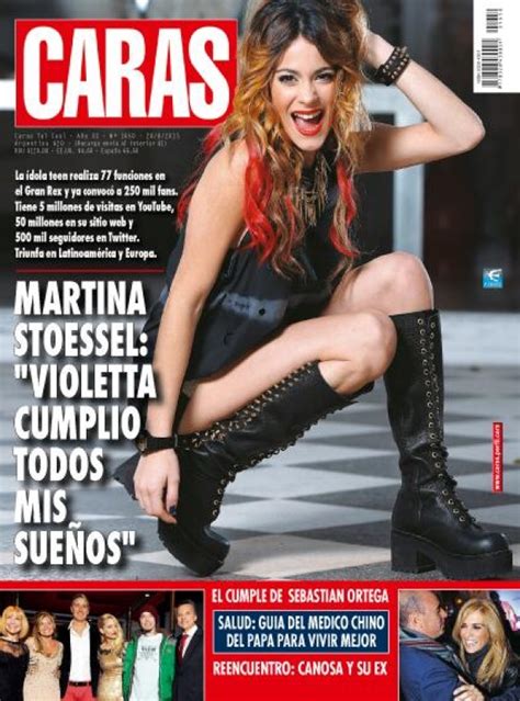 La Ventana Indiscreta De Julia TAPA REVISTA CARAS CON MARTINA STOESSEL