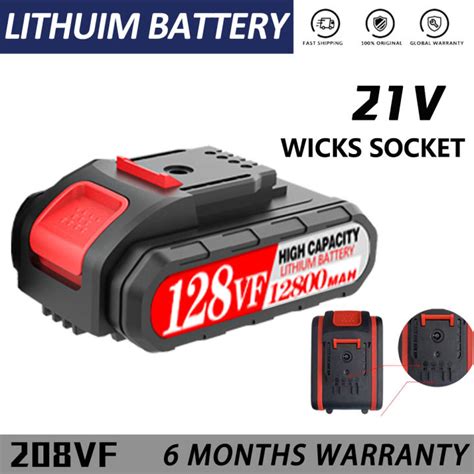 Lithium Ion Battery 128vf 12800mah Large Capacity Lithium Battery Rechargeable Battery Wicks