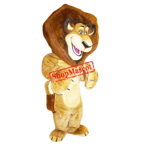 Superb Alex the Lion Mascot Costume