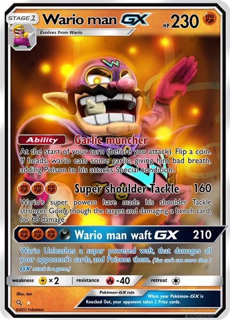 Wario Man Gx Card By Skymemes On Deviantart