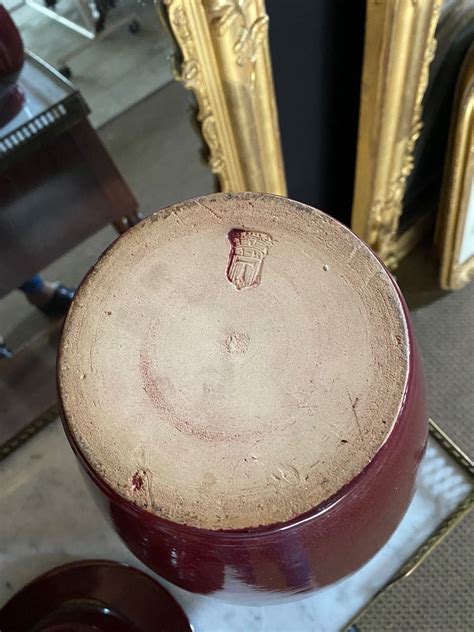 Proantic Pair Of Chinese Ox Blood Vase H 50 Cm