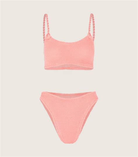 Hunza G Phoebe Bikini In Pink Lyst