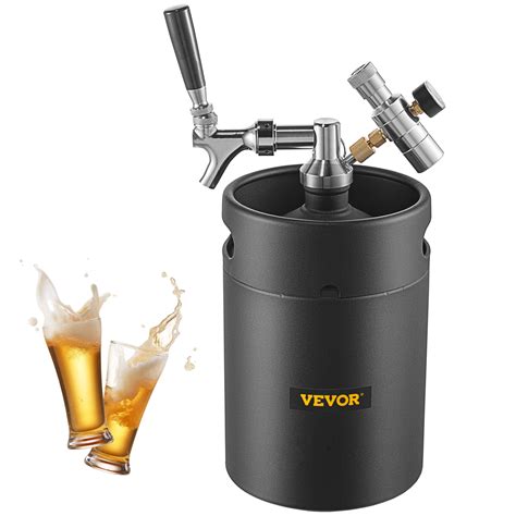 Vevor Beer Growler Tap System Oz Mini Keg L Pressurized Beer