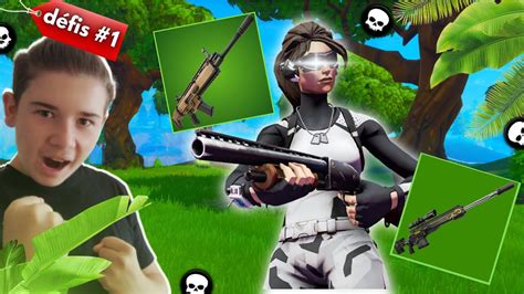 Faire Top Qu Avec Des Armes Vertes D Fis Fortnite Youtube