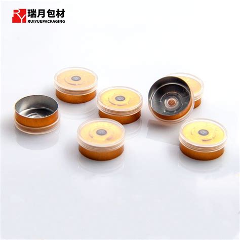 Flip Off Cap 20mm Flip Up Tear Down Vial Seal With Custom Transparent