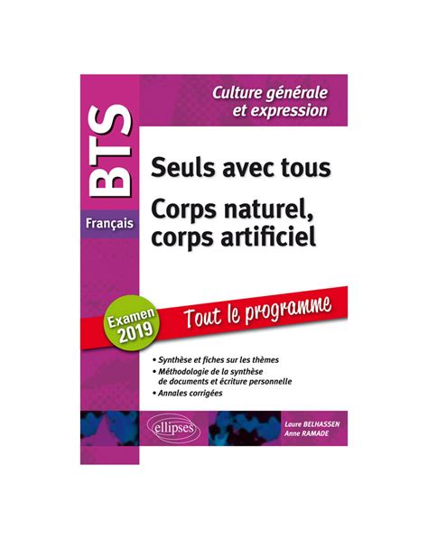 Bts Fran Ais Culture G N Rale Et Expression Tout Le Programme Corps