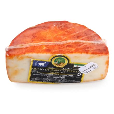 Queso De Cabra Curado Graso Corteza Al Piment N Quesos Tradicionales De