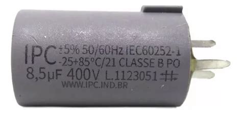 Capacitor Para Ventilador 3 Pinos 85uf 400vac Loren Sid Mercadolivre