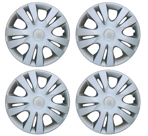 Autopearl Premium Quality Car Full Caps Silver Inches Wheel Cover For