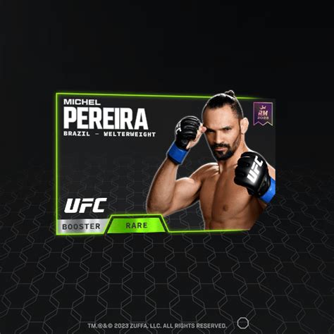 Michel Pereira 2023 UFC Booster Set RARE NFT For Sale 2022 23