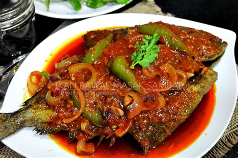 Ikan Bawal Hitam Goreng Masak Sambal Cili Melissa Jenkins