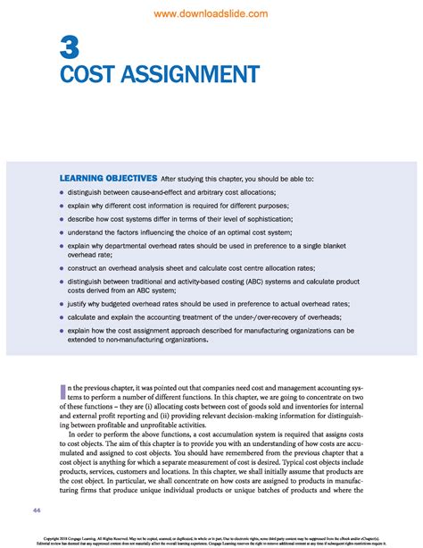 Chapter 3 Cost Assignment Managerial Accounting Studocu