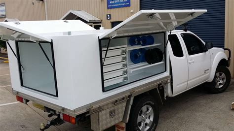 Secure ute square canopy for electricians | Austates | Queensland