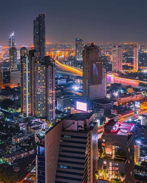 泰国曼谷的城市夜景 城市夜景 曼谷 泰国 新浪新闻