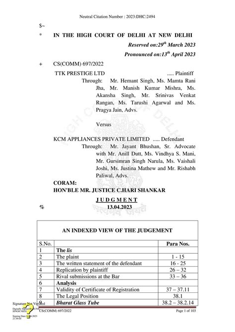 Ajay Amitabh Suman Ttk Prestige Limited Vs Kcm Appliances Pvt Ltd