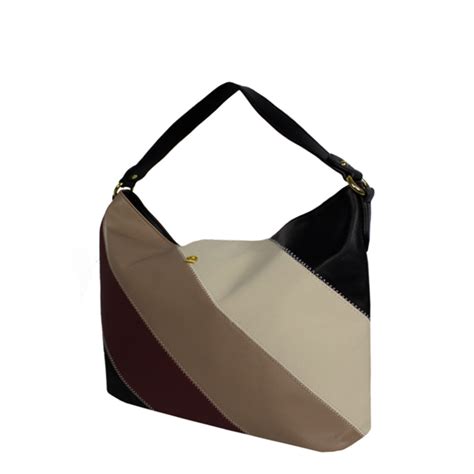 Bolsa Ombro Canoa Patchwork W M Le Postiche