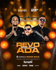 Flyer Revoada House Funk Social Media PSD Editável download Designi