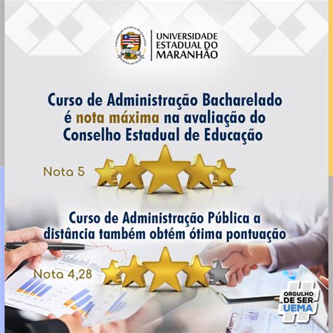 UEMA Cursos de Administração Bacharelado e Administração Pública EaD