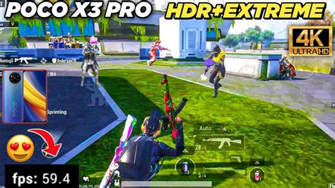 Poco X3 Pro Hdrextreme 4k 60 Fps Pubg Test I Poco X3 Pro Pubg With