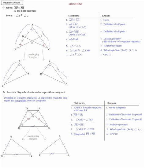 50 Triangle Congruence Proof Worksheet