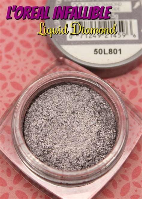 L Oreal 24 Hr Infallible Liquid Diamond Eyeshadow Pics And Swatches