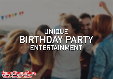 Match Your Birthday Party Entertainment to Your Theme