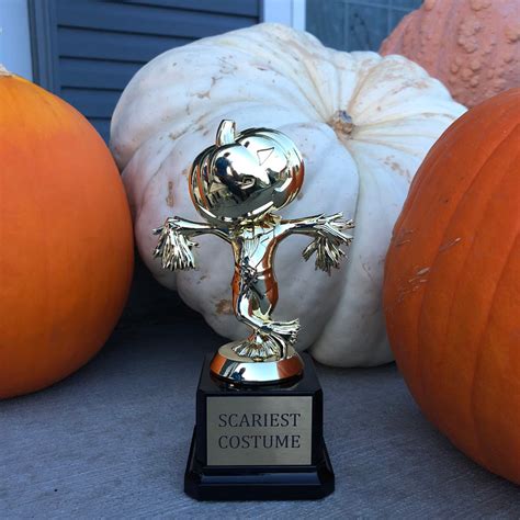Halloween Trophy Costume Party Prize Free Engraving Halloween | Etsy