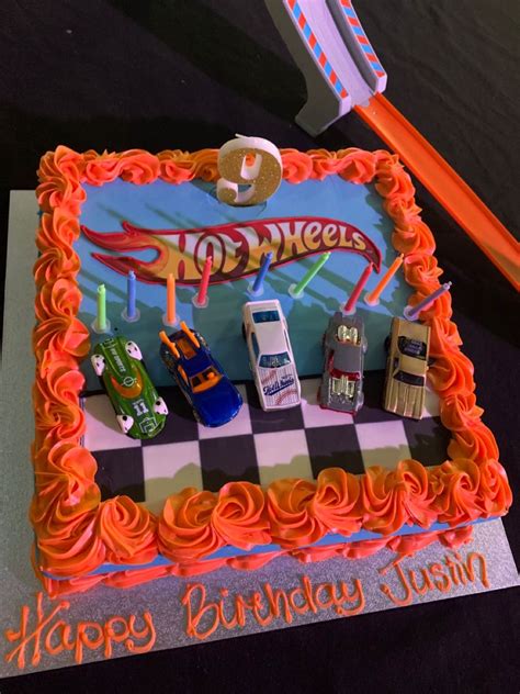 Hot Wheels Birthday Cake