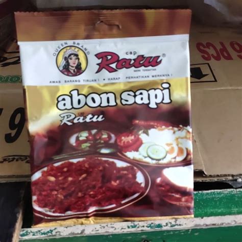 Jual Abon Sapi Cap Ratu Original 90g Shopee Indonesia