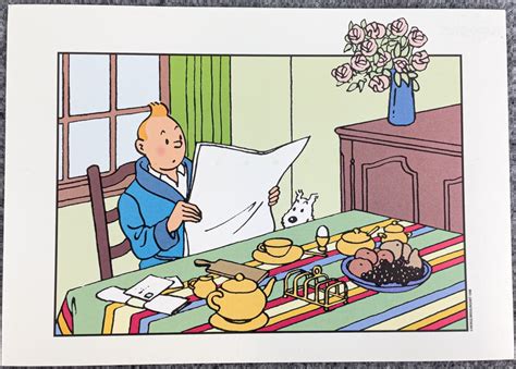 Set Of 7 Moulinsart Ltd Edition Tintin Prints A4 Official Etsy UK