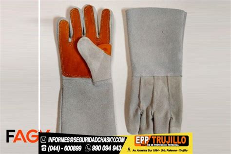 GUANTE CUERO CROMO CON REFUERZO MOD FAGY Epp Trujillo Trujillo 3m