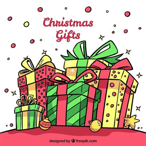 Presente De Natal Desenho - Desenho Presente Natal Imagens – Download Grátis no Freepik
