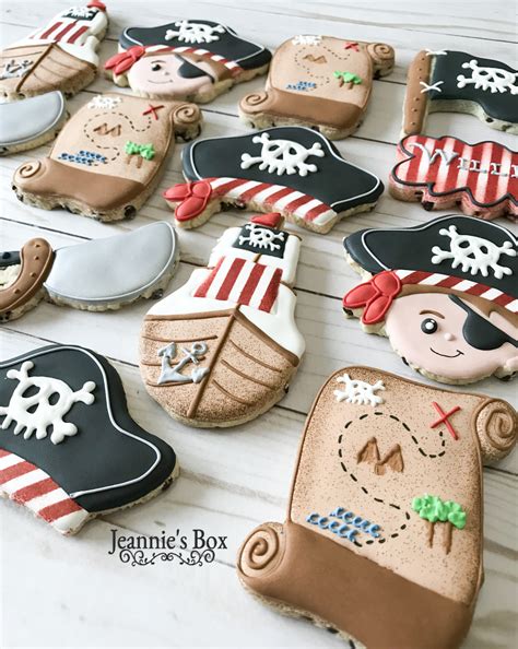 Pirate Theme Cookies Pirate Cookies Birthday Cookies Cookie