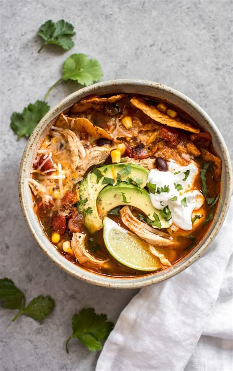 Instant Pot Chicken Tortilla Soup Recipe Salt Lavender