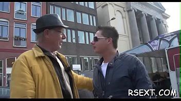 Lewd Old Stud Takes A Tour In Amsterdam S Redlight District Xvideos