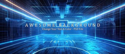 Cyberpunk Basketball Court Premium Ai Generated Psd