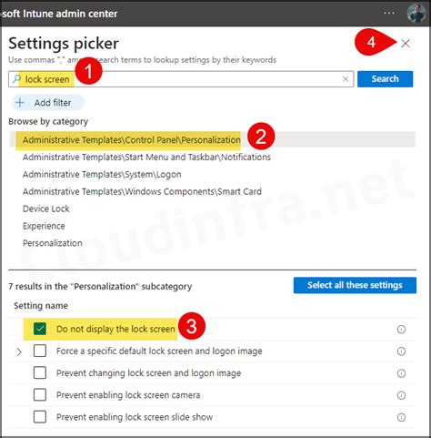 Disable Windows 1011 Lock Screen Using Intune