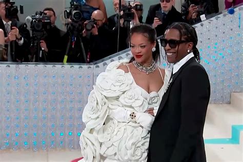 The Fabulous Couple Harlem A AP Rocky And Rihanna At The 2023 MET Gala