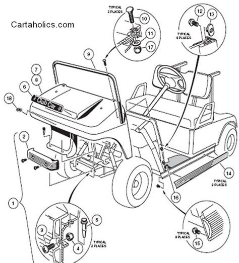 Club Car Front Suspension Diagram