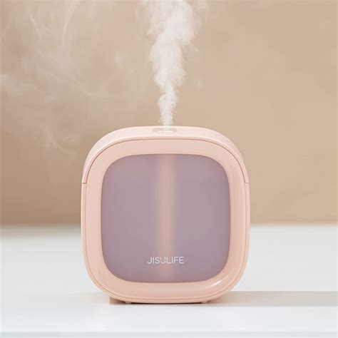 Jisulife Personal Mini Humidifier Rechargeable Night Light Small Humidifier Wireless 300ml Air