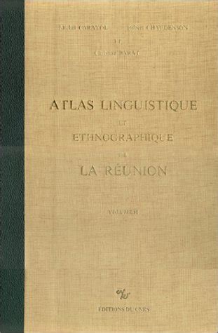 Amazon co jp Atlas linguistique et ethnographique de la France Créole