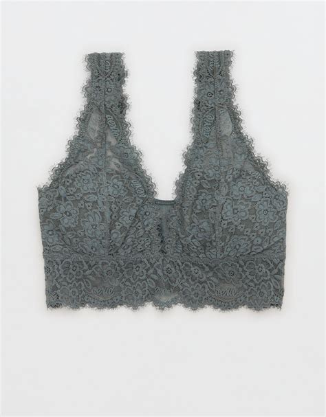 Bralette Aerie Eyelash Lace Acolchado Escotado Compra Online