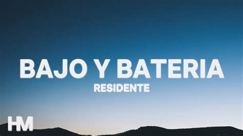 Residente Bajo y Batería Letra Lyrics Tiradera a Cosculluela