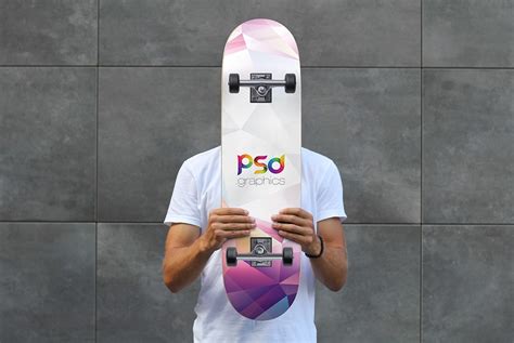 Skateboard Mockup Template Psd Psd Graphics