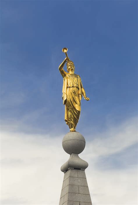 Angel Moroni on the Salt Lake Temple