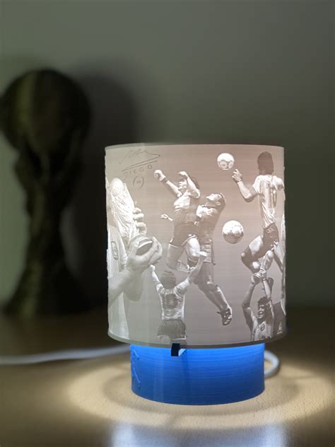 Archivo 3D Lampara velador Diego Maradona Mundial 86・Objeto imprimible