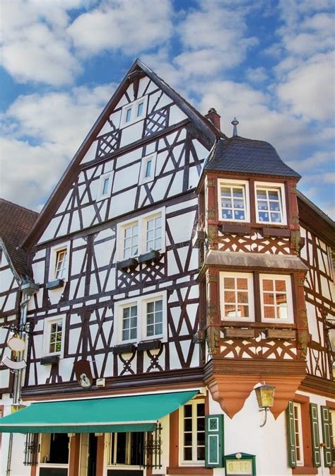 Historic House With Timber Frame Construction Stock Photo Image Of