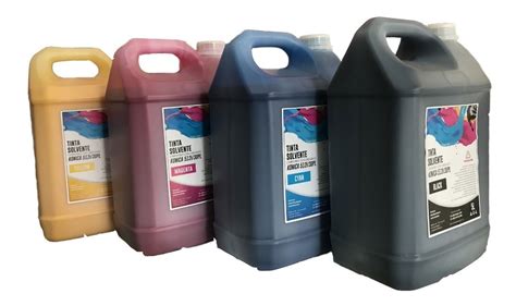 Tinta Solvente Konica Para 30pl En Galon 5litros 755 00 En Mercado