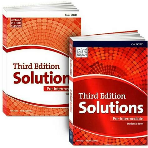 Solutions pre-intermediate 3rd edition купить — купить по низкой цене ...